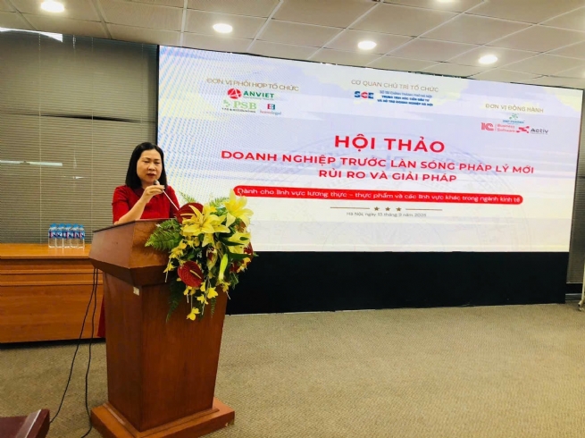 bà Lê Thu Hằng - Phó trưởng phòng Tư vấn doanh nghiệp, Trung tâm Xúc tiến đầu tư và Hỗ trợ doanh nghiệp Hà Nội